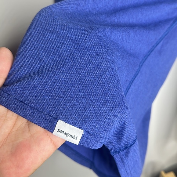 Patagonia women’s blue long sleeve top size S - Picture 3 of 5